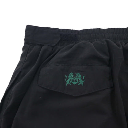 90s USA Vintage GORE-TEX Tourney Track Pants, Peach Skin Shell Jersey, Size 2XL, Black, Waterproof, GORE-TEX