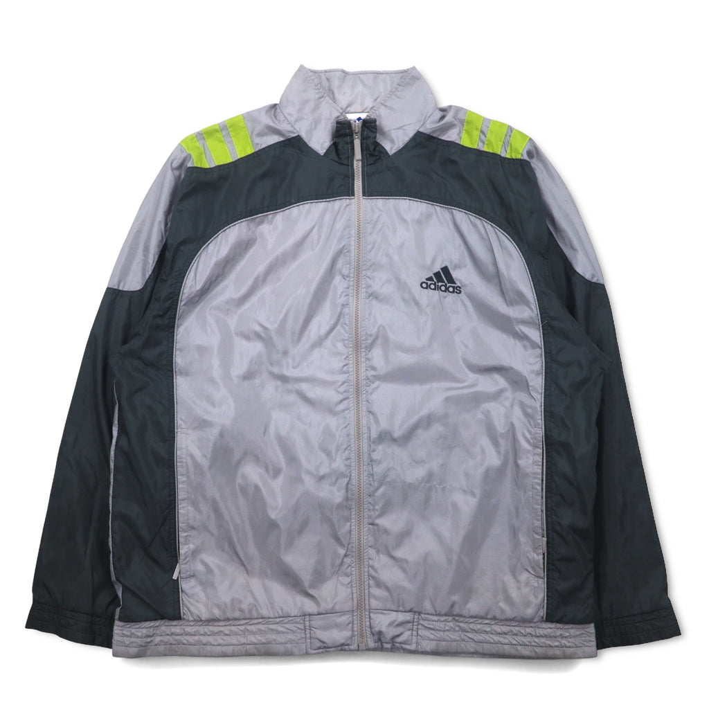 adidas 00s 3-stripe nylon jacket track jacket jersey XL grey
