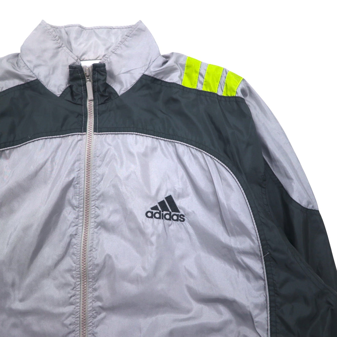 adidas 00s 3-stripe nylon jacket track jacket jersey XL grey