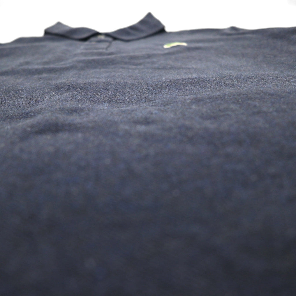 LACOSTE French design slim fit polo shirt, size 3XL, navy, cotton, pique, one-point logo, F7812, made in El Salvador