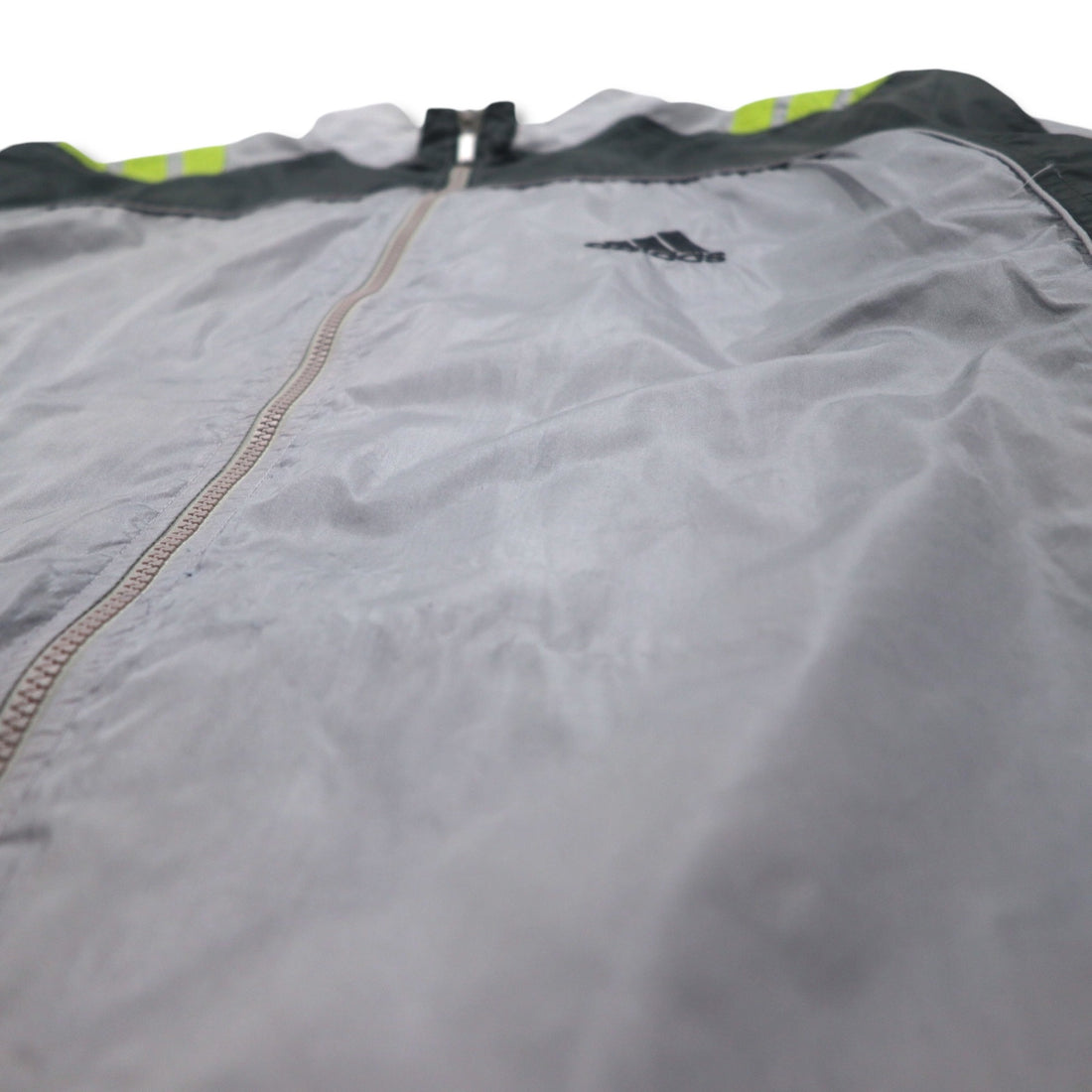 adidas 00s 3-stripe nylon jacket track jacket jersey XL grey