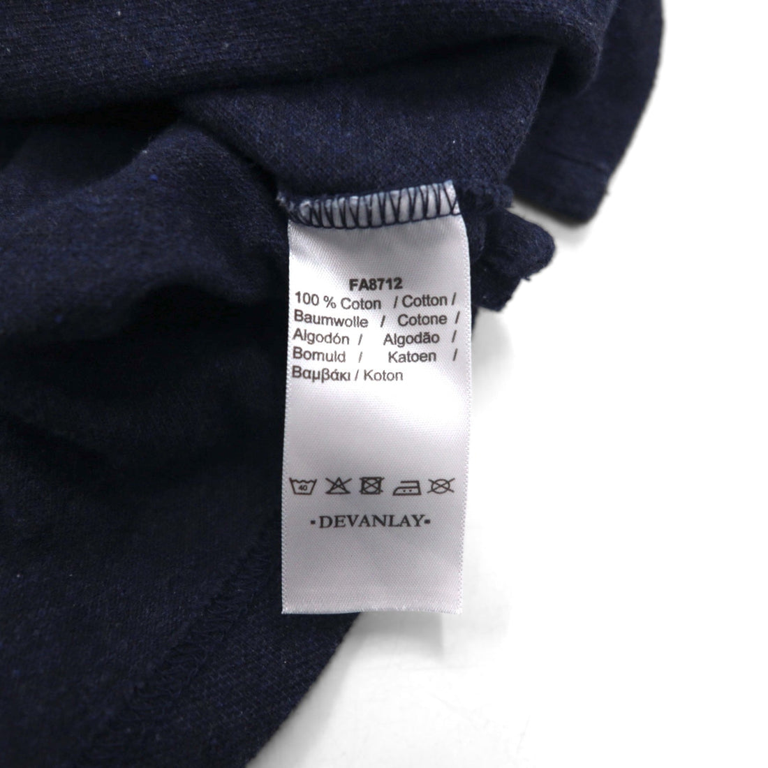 LACOSTE French design slim fit polo shirt, size 3XL, navy, cotton, pique, one-point logo, F7812, made in El Salvador