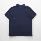 LACOSTE French design slim fit polo shirt, size 3XL, navy, cotton, pique, one-point logo, F7812, made in El Salvador