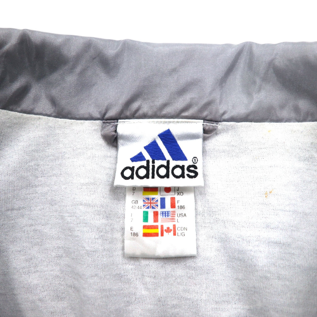 adidas 00s 3-stripe nylon jacket track jacket jersey XL grey