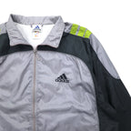 adidas 00s 3-stripe nylon jacket track jacket jersey XL grey
