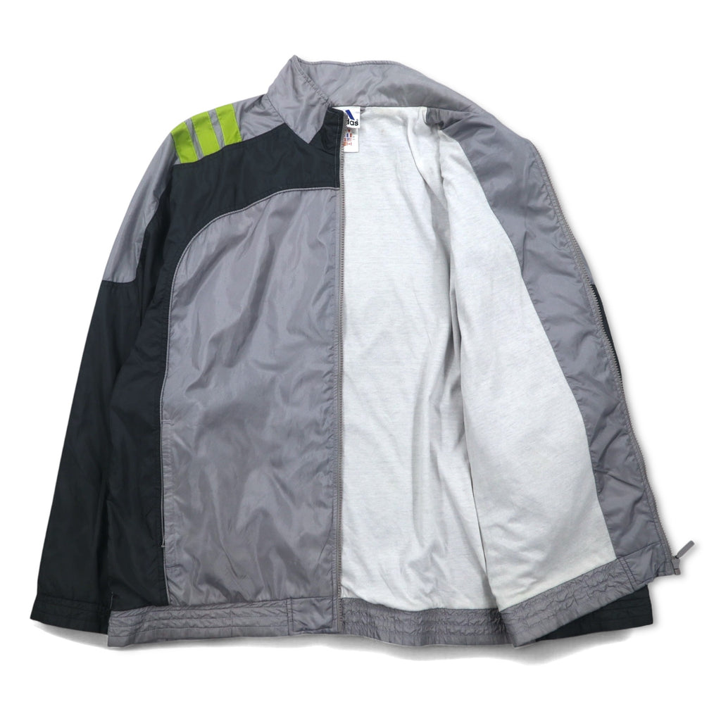 adidas 00s 3-stripe nylon jacket track jacket jersey XL grey