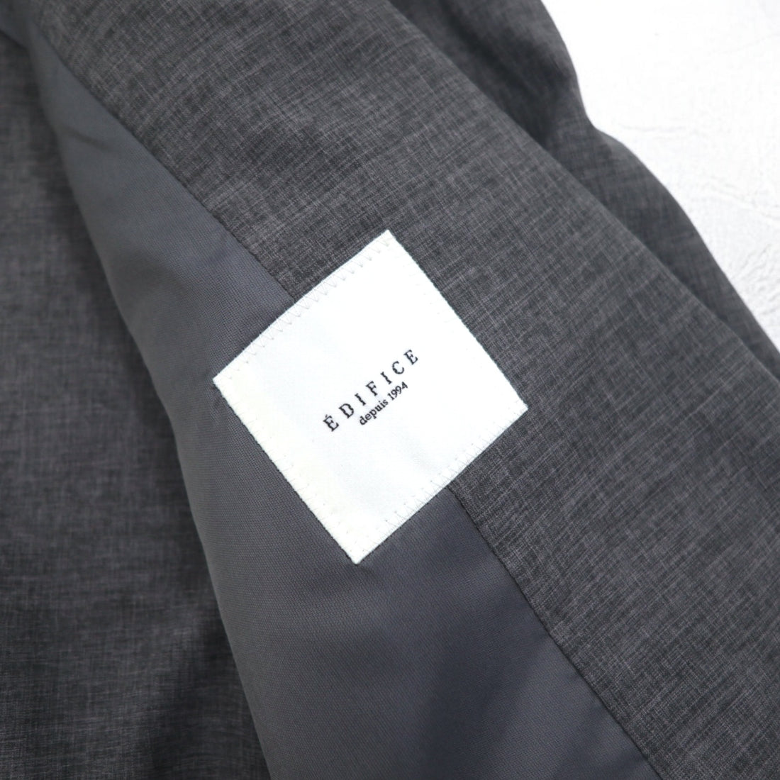 EDIFICE アクティブ ジャージー スーツ セットアップ S/M グレー ポリエステル 19-010-300-1025-1