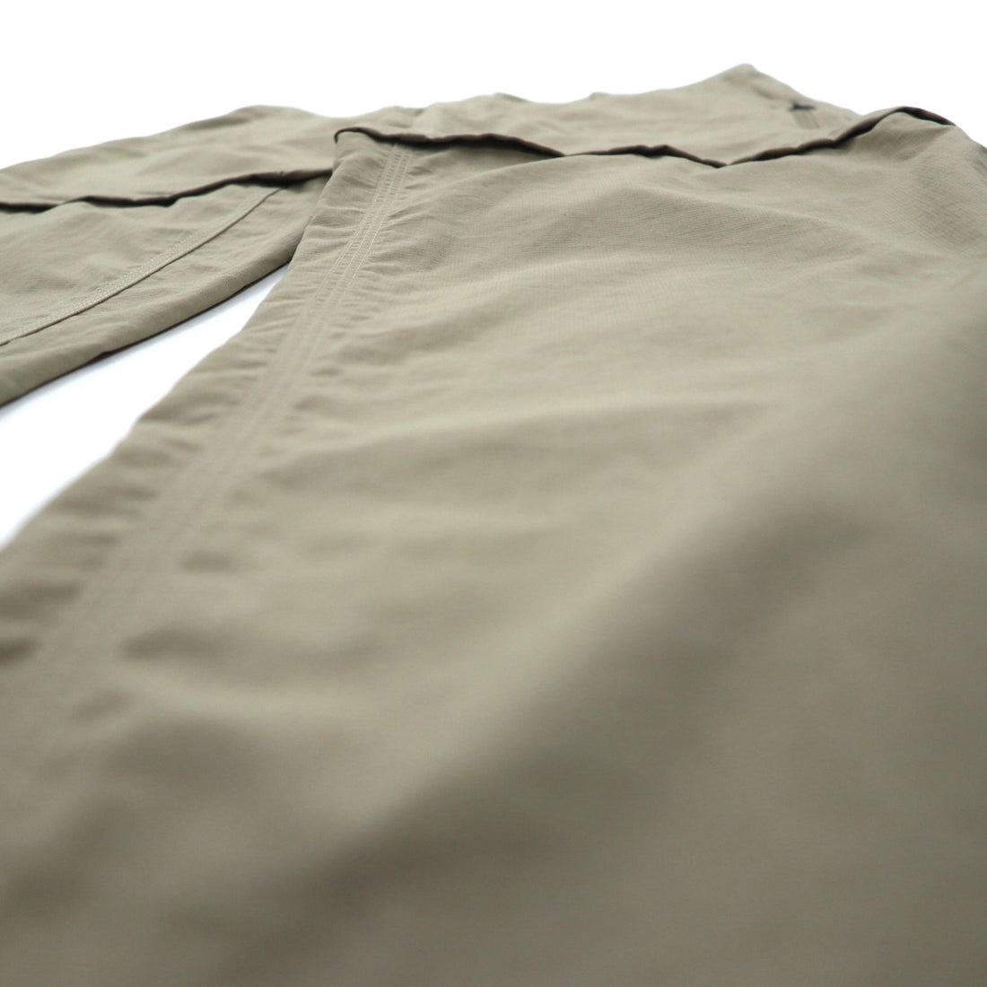 THE NORTH FACE アウトドア 2WAY コンバーチブル カーゴパンツ ショートパンツ L ベージュ 防水 リップストップ 裾ジップ スリット A3YH US企画