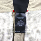 THE NORTH FACE Outdoor 2-Way Convertible Cargo Shorts, Size L, Beige, Waterproof Ripstop, Zippered Hem, Slit, A3YH, US Design
