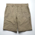 THE NORTH FACE Outdoor 2-Way Convertible Cargo Shorts, Size L, Beige, Waterproof Ripstop, Zippered Hem, Slit, A3YH, US Design