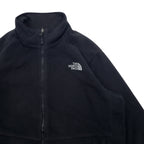 THE NORTH FACE ポーラテック POLARTEC フリースジャケット L ブラック ポリエステル ロゴ刺繍 ドローコード