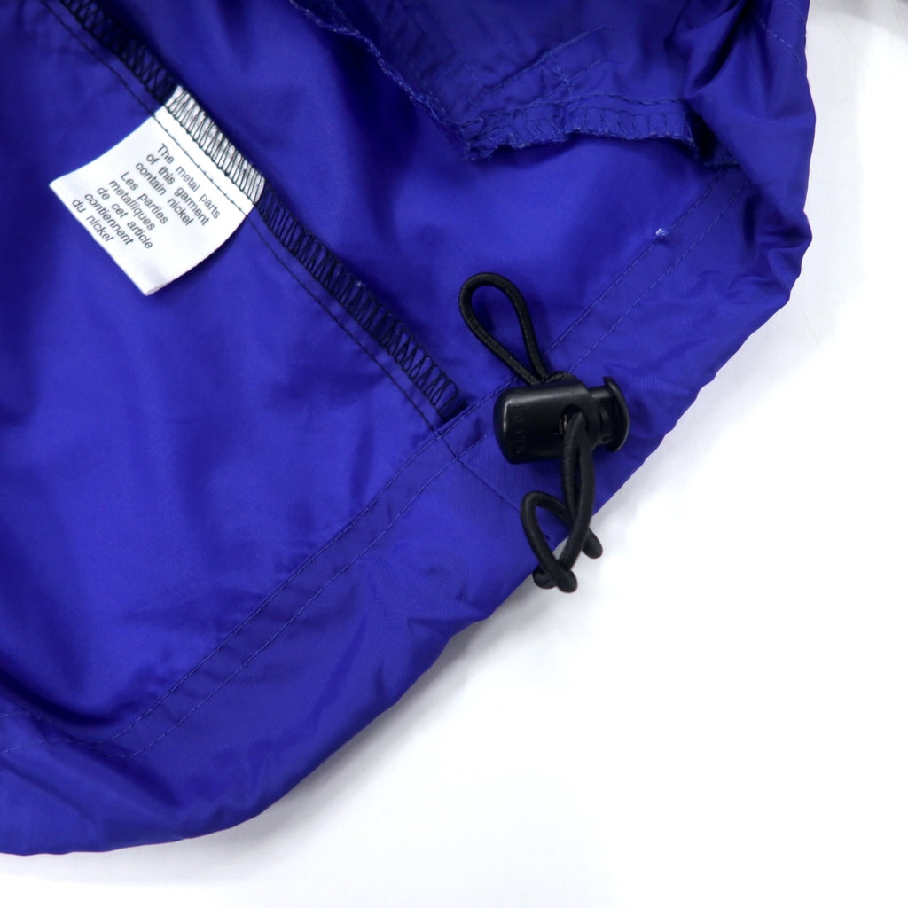 Adidas 90s Nylon Jacket L Blue 3 Stripes Flag Tag Big Size