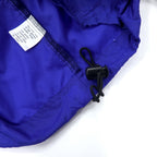 Adidas 90s Nylon Jacket L Blue 3 Stripes Flag Tag Big Size