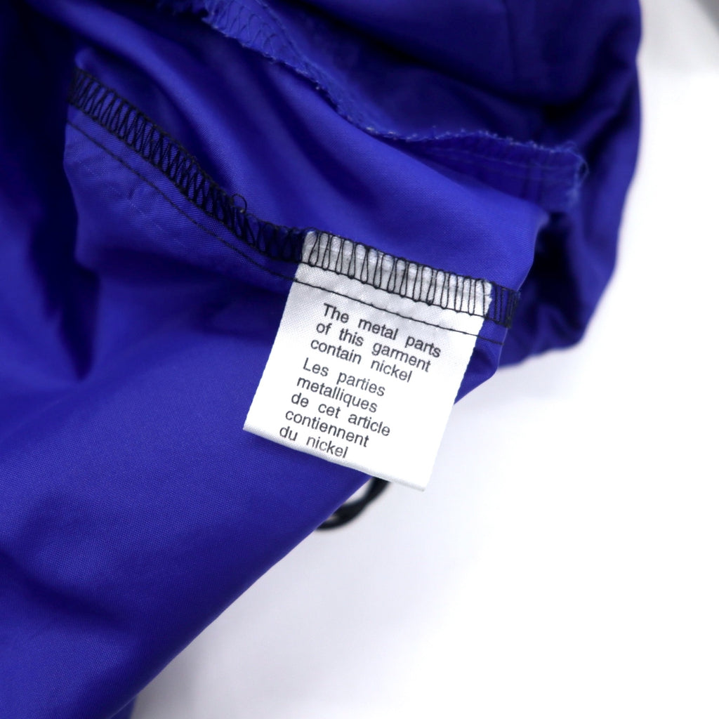 Adidas 90s Nylon Jacket L Blue 3 Stripes Flag Tag Big Size