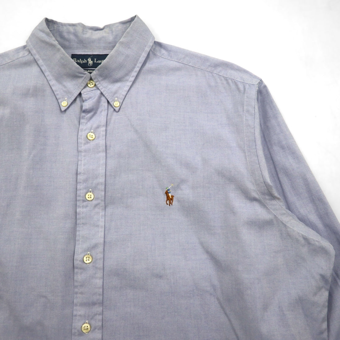 Ralph Lauren 90s Oxford Button-Down Shirt, XL, Classic Fit, Small Pony Embroidery