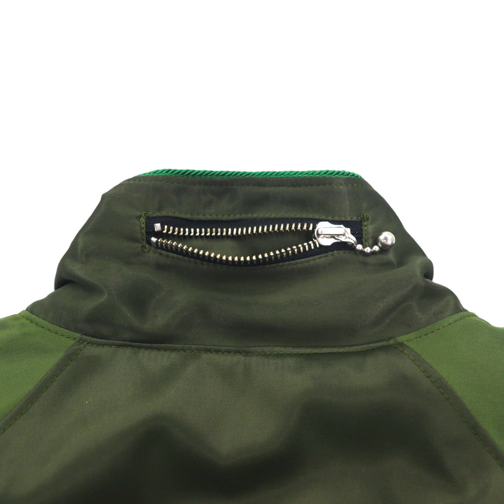 blackmeans Impermanence of All Things Souvenir Jacket Sukajan L Khaki Rayon Padding PANTA RHEI Made in Japan