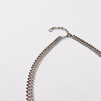 Friedrich Binder 70年代 ドイツ製 ヴィンテージ ネックレス チョーカー シルバー FBM 835 刻印 フリンジ メッシュ