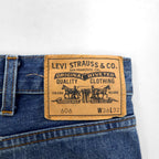 LEVI'S VINTAGE CLOTHING ( LVC ) 606 1960年代モデル STEER デニムパンツ L インディゴ ビッグE オレンジタブ リペア加工 30605-0063