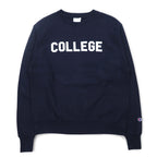 Champion Reverse Weave Sweatshirt, XL, Navy, College Print, Blue Single Tag, Reprint, Made in El Salvador