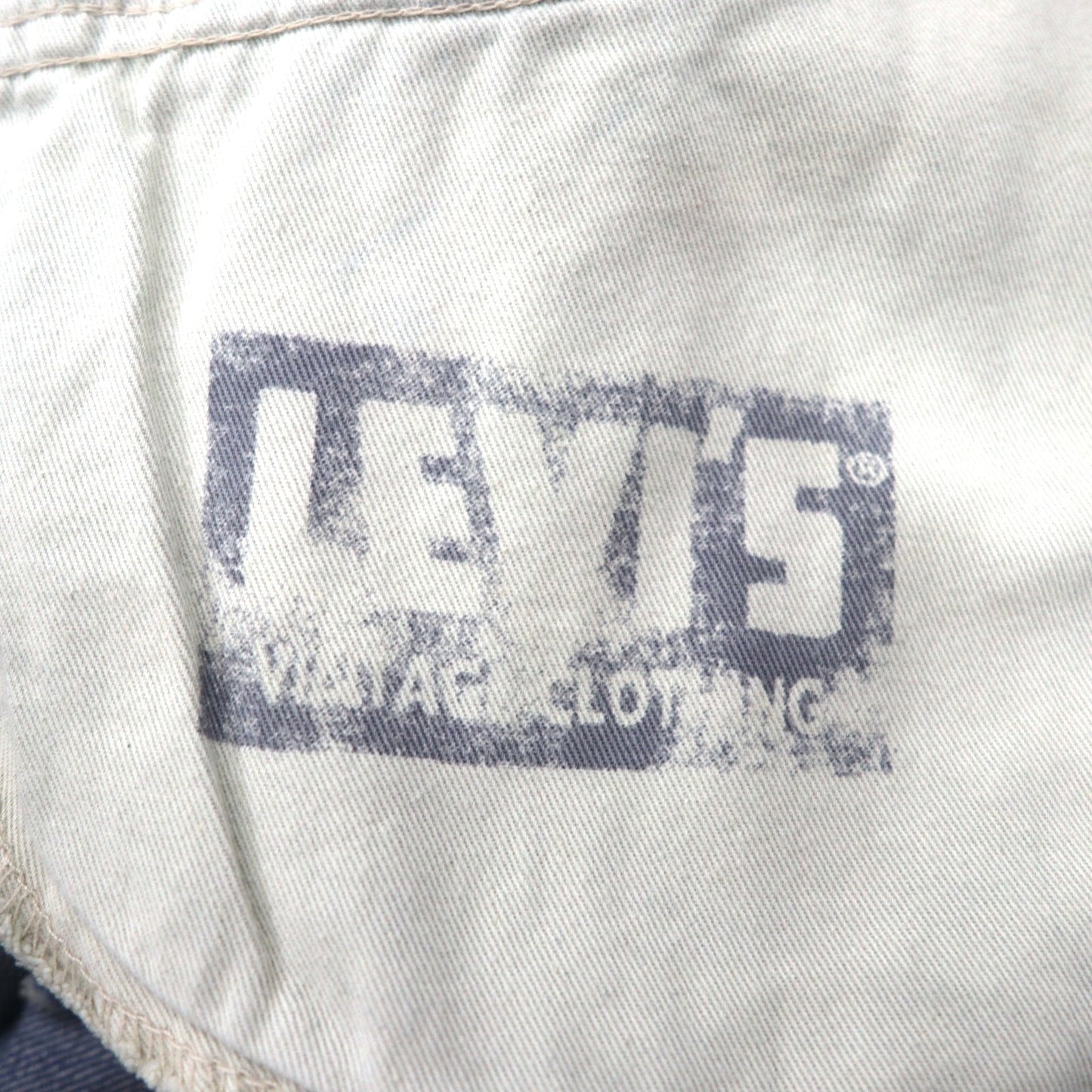 LEVI'S VINTAGE CLOTHING (LVC) 606 1960s STEER Denim Pants, Size L, Indigo, Big E, Orange Tab, Repaired, 30605-0063