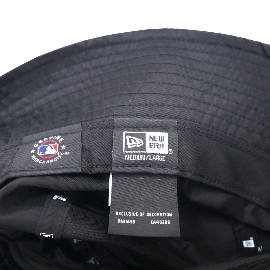 NEW ERA ナイロン バケットハット M/L ブラック MLB NEWYORK YANKEES