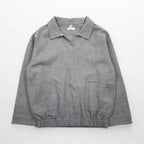CLASS Wool Stretch Pullover Jacket M Gray Double Pocket CBFA20UNIB