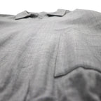 CLASS Wool Stretch Pullover Jacket M Gray Double Pocket CBFA20UNIB