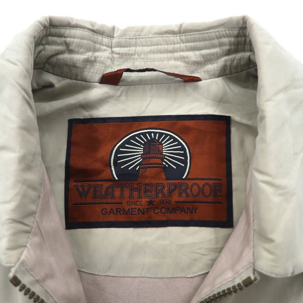 WEATHERPROOF ピーチスキン スウィングトップ ハリントンジャケット XL ベージュ ポリエステル