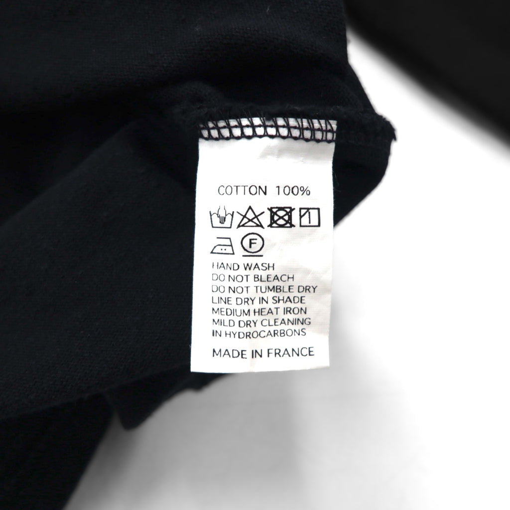 ORCIVAL French-made Basque Shirt, Boat Neck, Long, Black, Cotton, H19, 954047