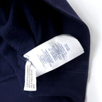 CHAPS Border Sweatshirt S Multicolor Cotton Fleece Lining One Point Logo Embroidery