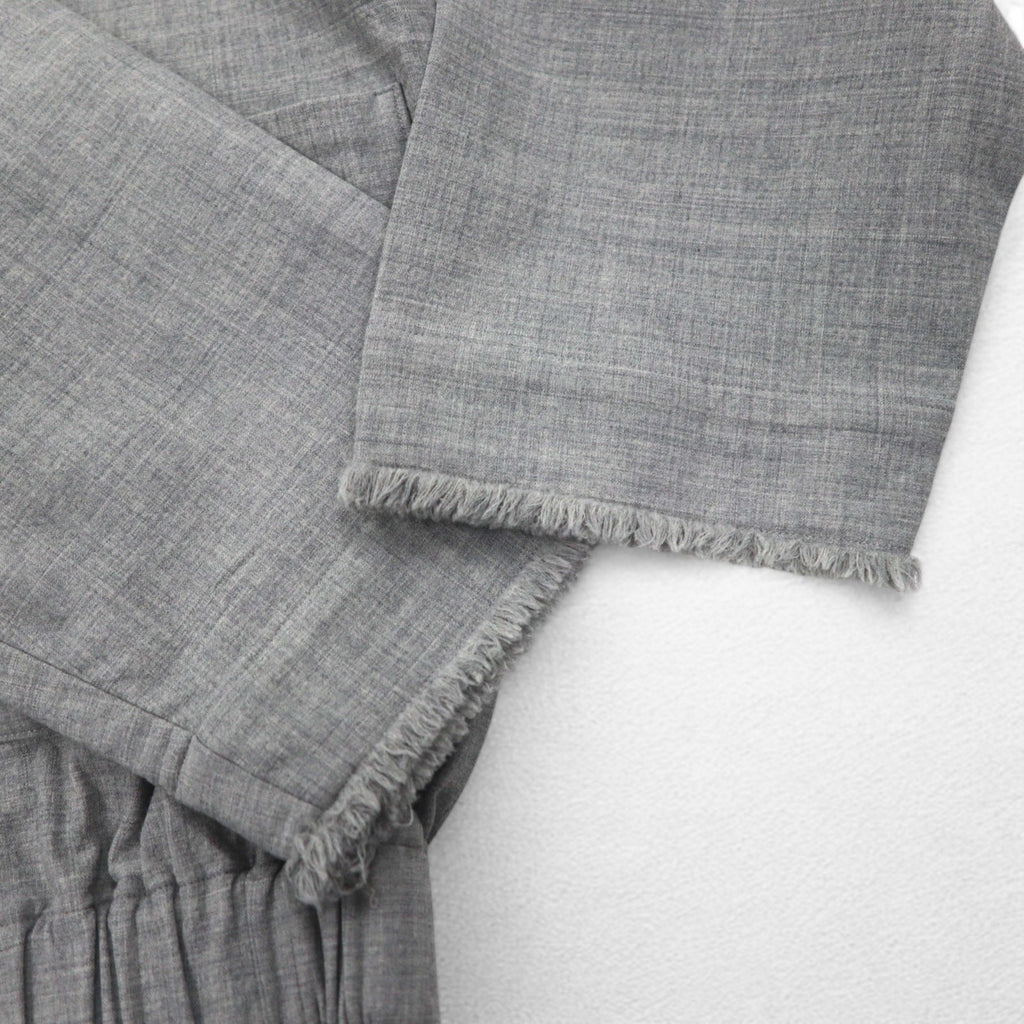 CLASS Wool Stretch Pullover Jacket M Gray Double Pocket CBFA20UNIB