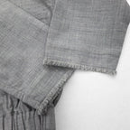 CLASS Wool Stretch Pullover Jacket M Gray Double Pocket CBFA20UNIB