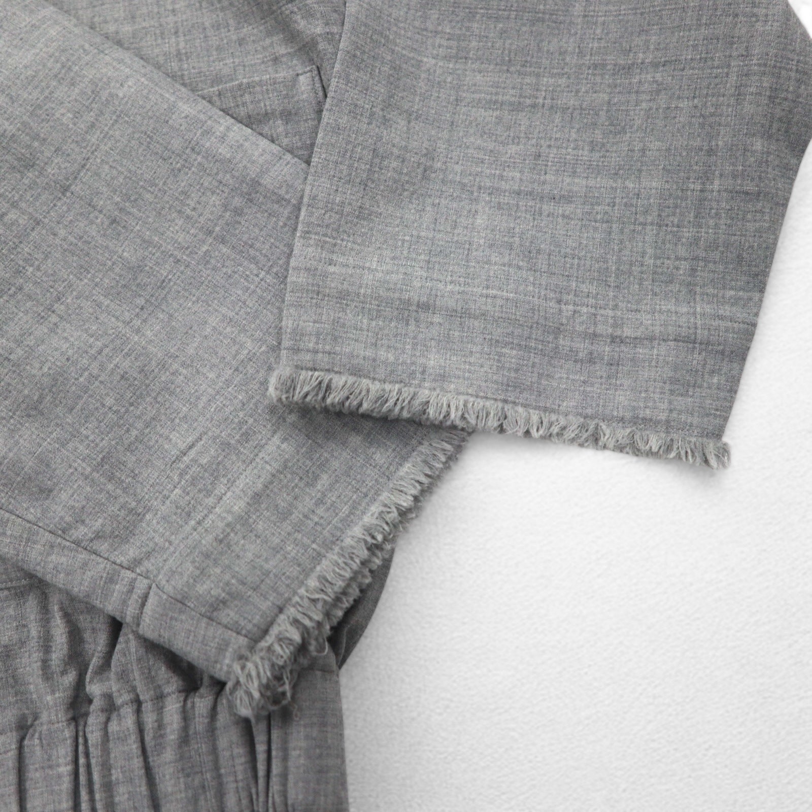 CLASS Wool Stretch Pullover Jacket M Gray Double Pocket CBFA20UNIB