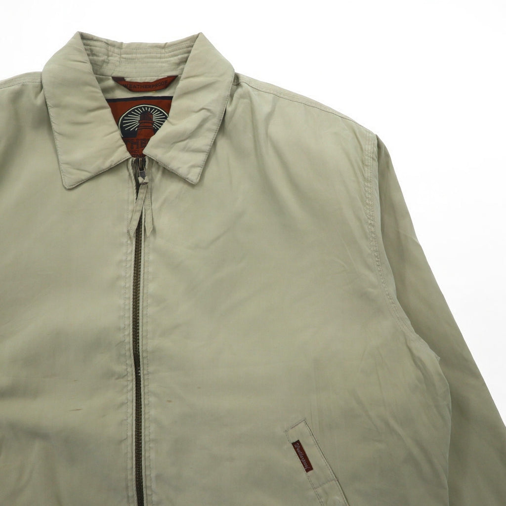 WEATHERPROOF ピーチスキン スウィングトップ ハリントンジャケット XL ベージュ ポリエステル