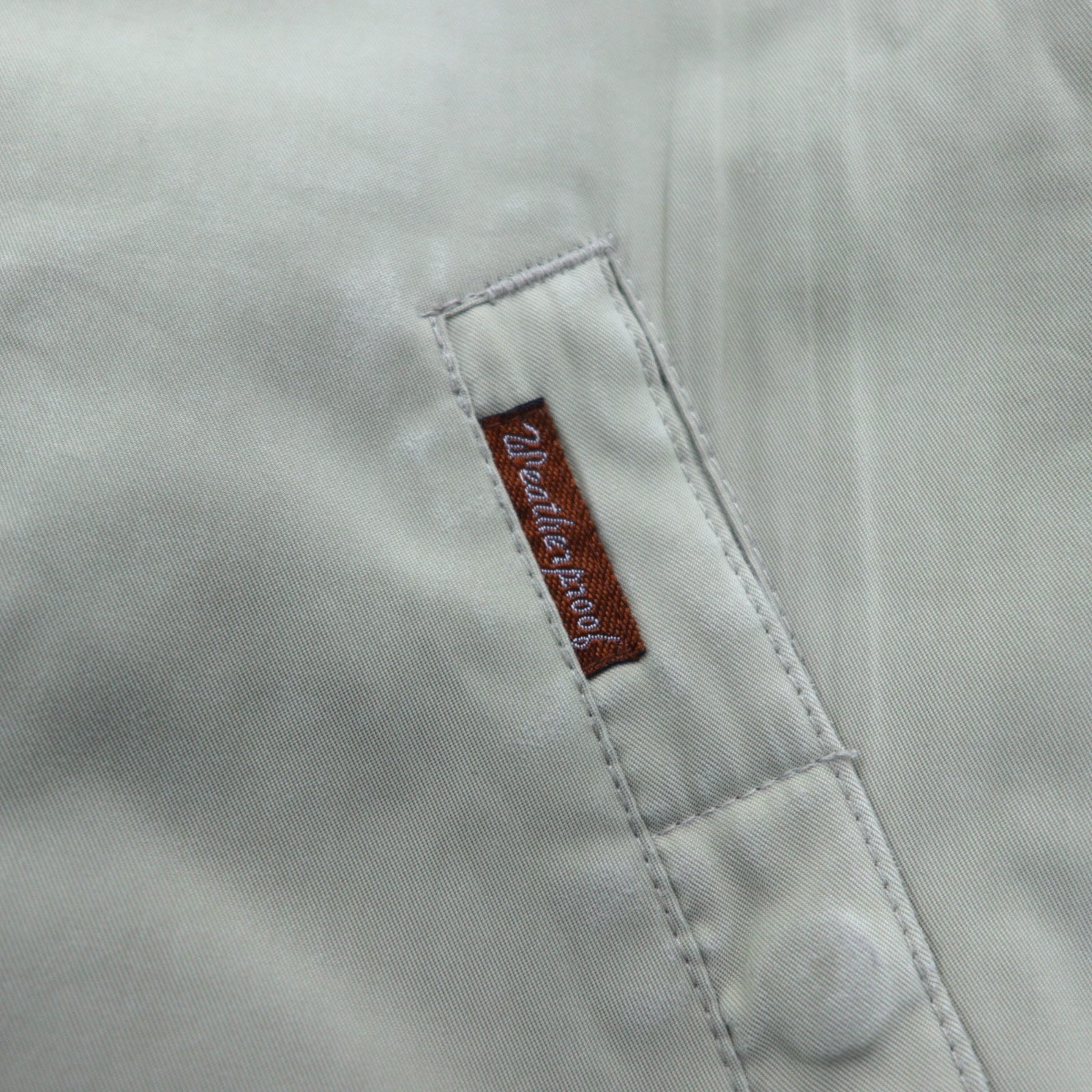 WEATHERPROOF ピーチスキン スウィングトップ ハリントンジャケット XL ベージュ ポリエステル