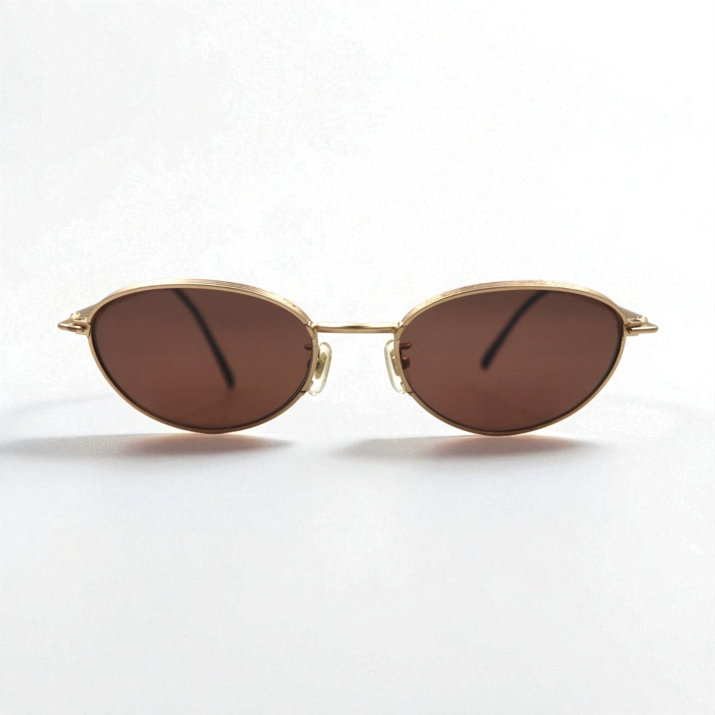 CELINE ヴィンテージ オーバル サングラス ゴールド メタル 53-19-147