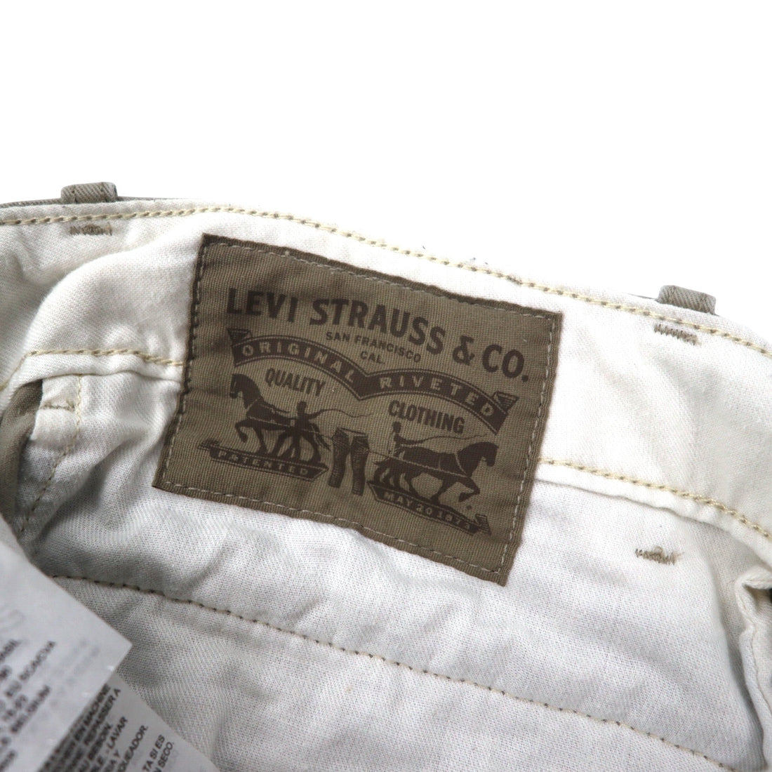 Levis カーゴショーツ ハーフパンツ 33 ベージュ コットン ACE Cargo Shorts