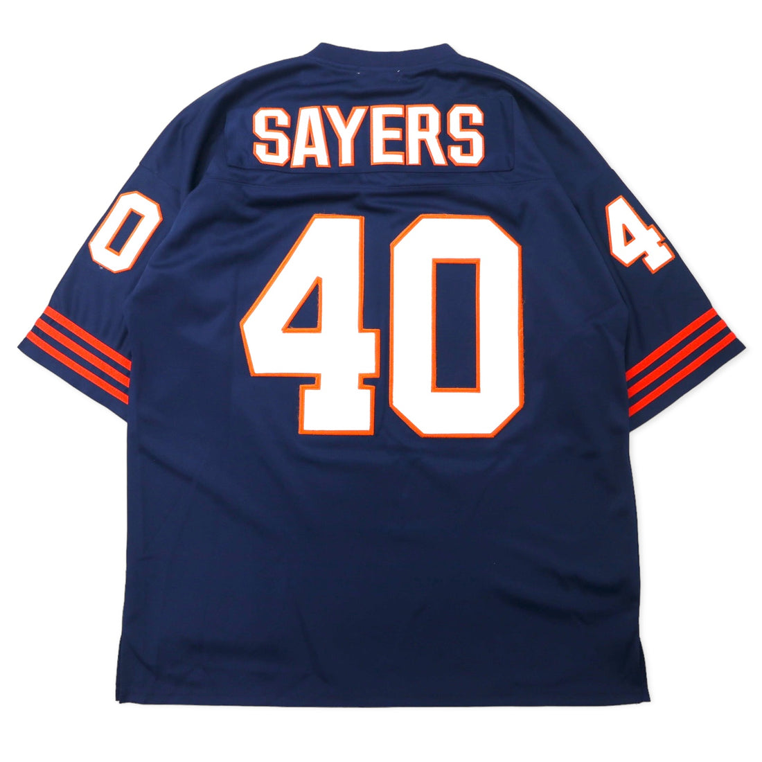 mitchell &amp; ness game shirt 52 navy polyester NFL CHICAGO BEARS numbering SAYERS big size