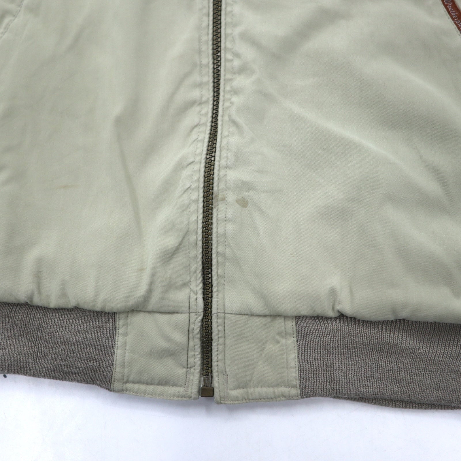 WEATHERPROOF ピーチスキン スウィングトップ ハリントンジャケット XL ベージュ ポリエステル