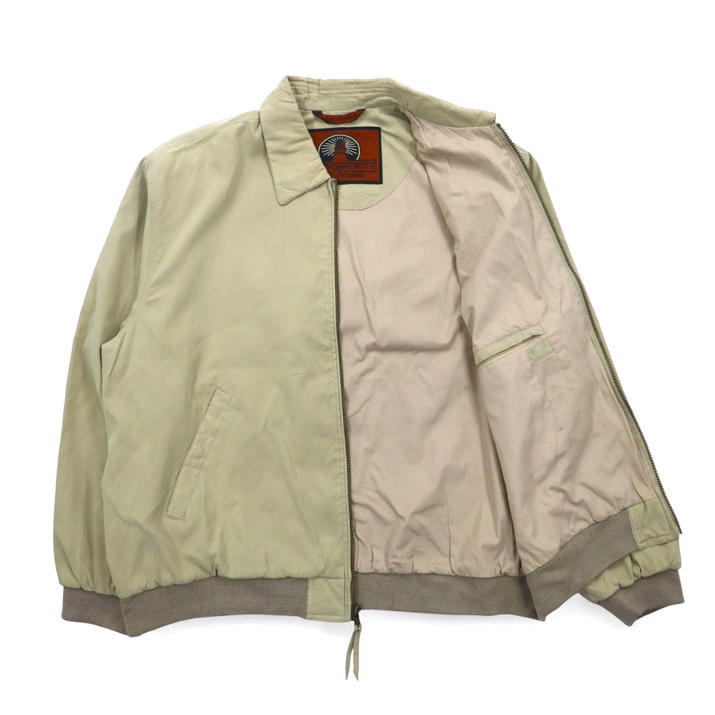 WEATHERPROOF ピーチスキン スウィングトップ ハリントンジャケット XL ベージュ ポリエステル