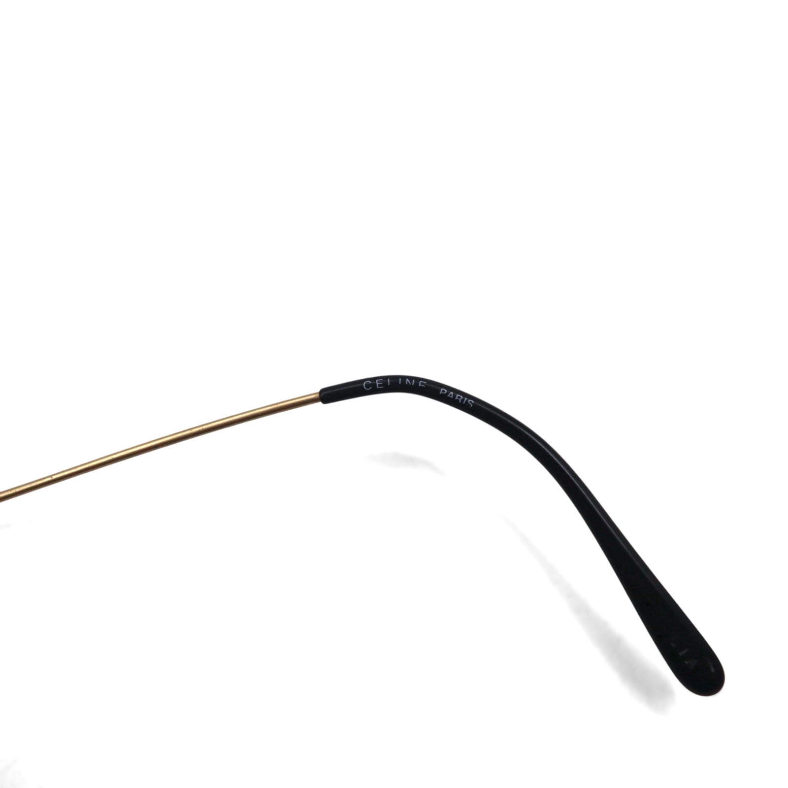 CELINE Vintage Oval Sunglasses in Gold Metal, 53-19-147 – 日本然リトテ