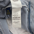 POLO RALPH LAUREN シアサッカー ショートパンツ ハーフパンツ L ストライプ ブルー ホワイト CLASSIC FIT 刺繍 オールオーバーポニー