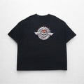 HARLEY DAVIDSON スカル 両面プリント Tシャツ 3XL ビッグサイズ ブラック コットン MIAMI BEACH