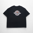HARLEY DAVIDSON スカル 両面プリント Tシャツ 3XL ビッグサイズ ブラック コットン MIAMI BEACH