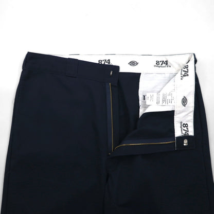 Dickies ワークパンツ オリジナルフィット チノパンツ XL ネイビー ポリエステル 874DN