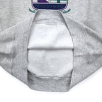 Made in USA 90s JERZEES SUPER SWEATS College Print Sweatshirt L Grey Cotton SUTTONS BAY