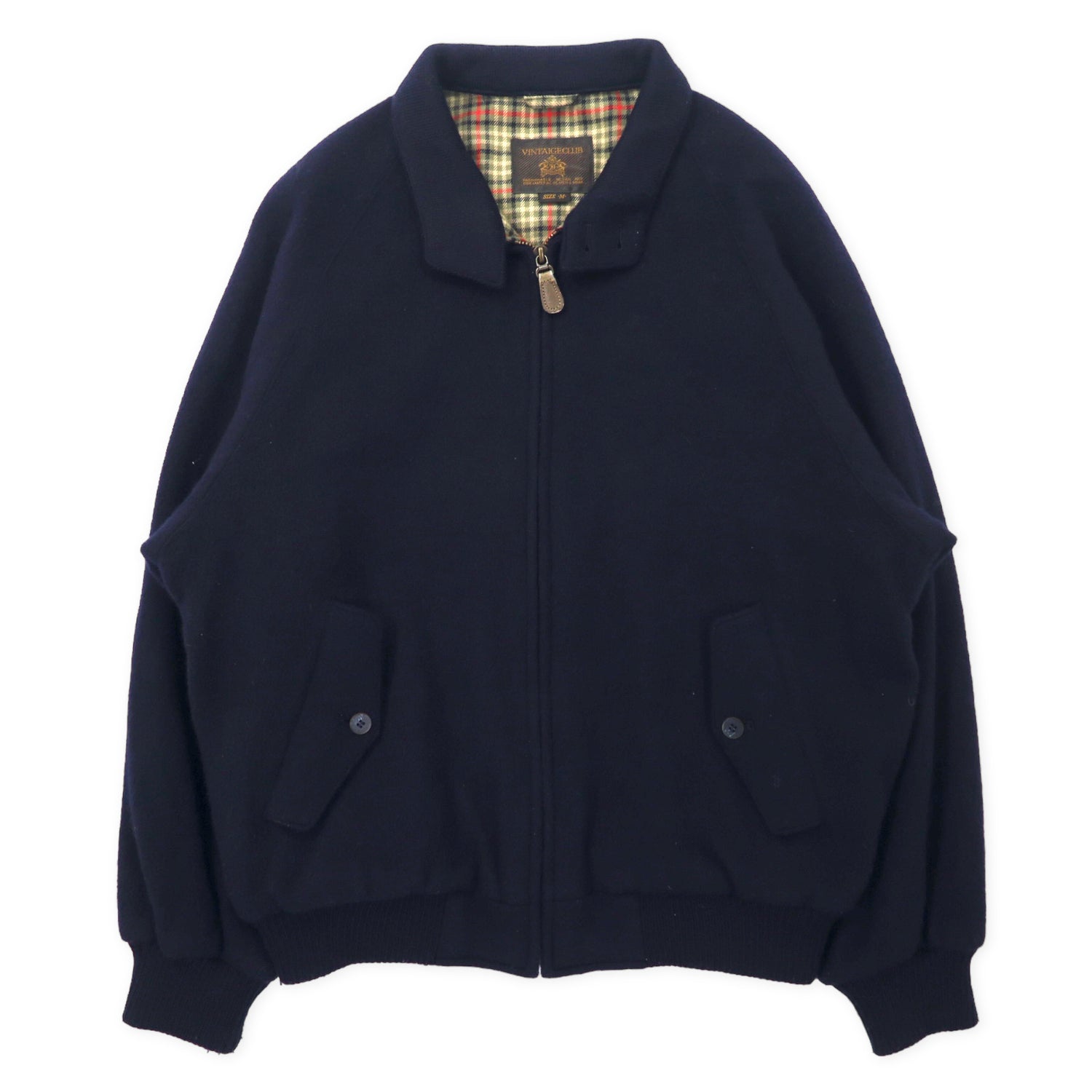 vintage】navy wool swingtop jacket着丈60cm - ブルゾン