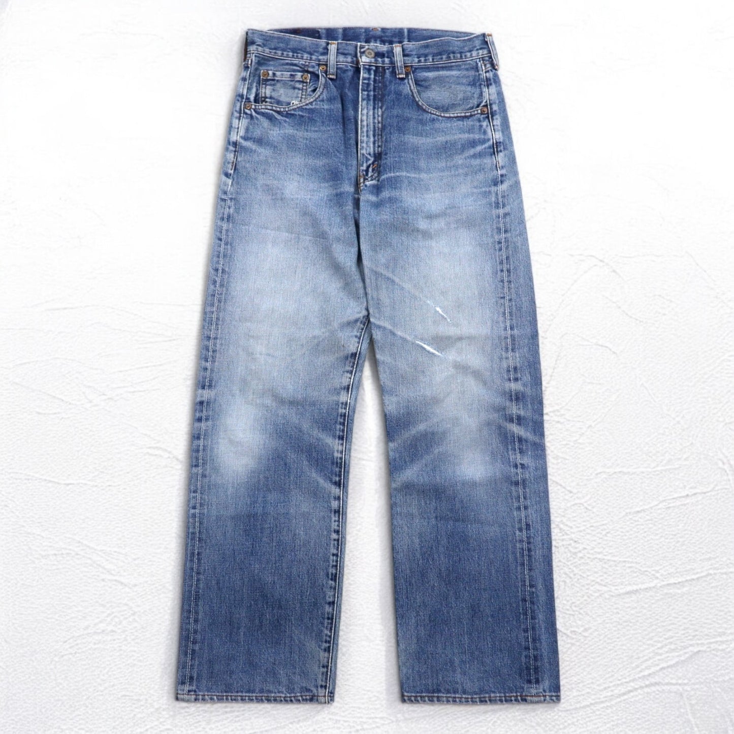 Levi's 90年代 502XX ビッグE セルビッヂ 赤耳 デニムパンツ M インディゴ ブルー TALONジップ 日本製