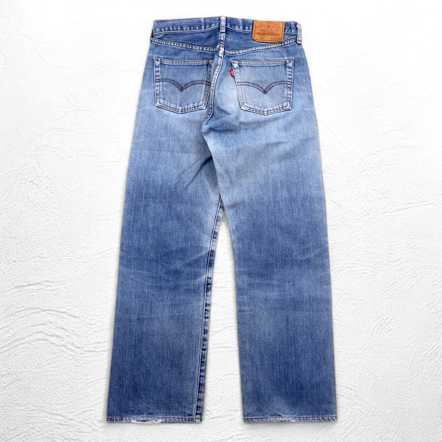 Levi's 90年代 502XX ビッグE セルビッヂ 赤耳 デニムパンツ M インディゴ ブルー TALONジップ 日本製