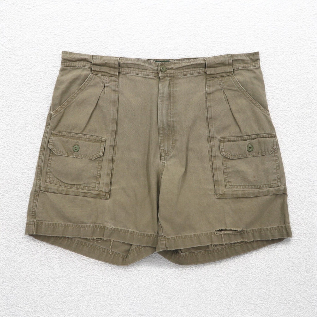 Cabela's 90年代 ブッシュ ショートパンツ XL カーキ コットン ポケット